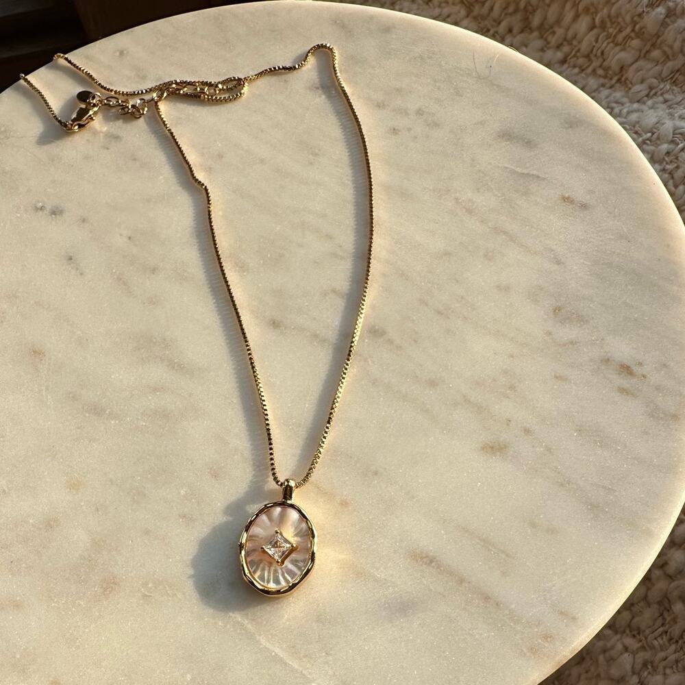 Titanium Steel Shell Geometric Vintage Necklace set - Picture 6 of 7